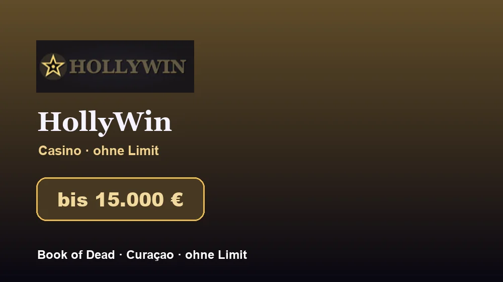 Screenshot von HollyWin Casino