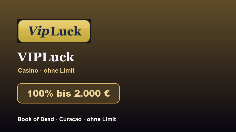 Screenshot von VIPLuck Casino
