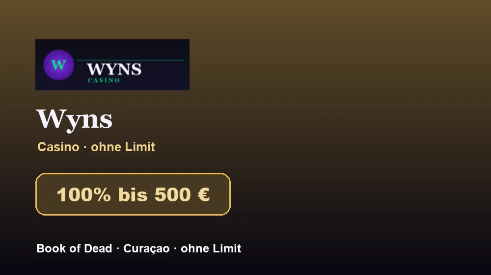 Screenshot von Wyns Casino